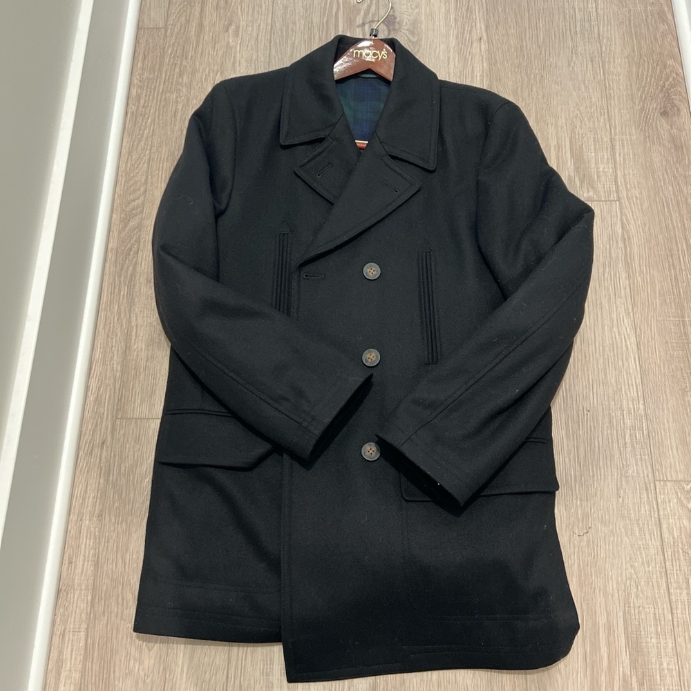 NWOT Ralph Lauren Black Pea Coat